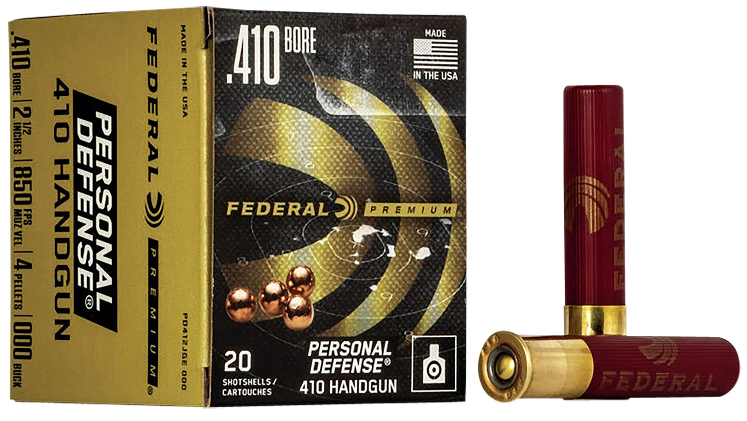 Federal .410 Bore BUCKSHOT Brass – 20rd